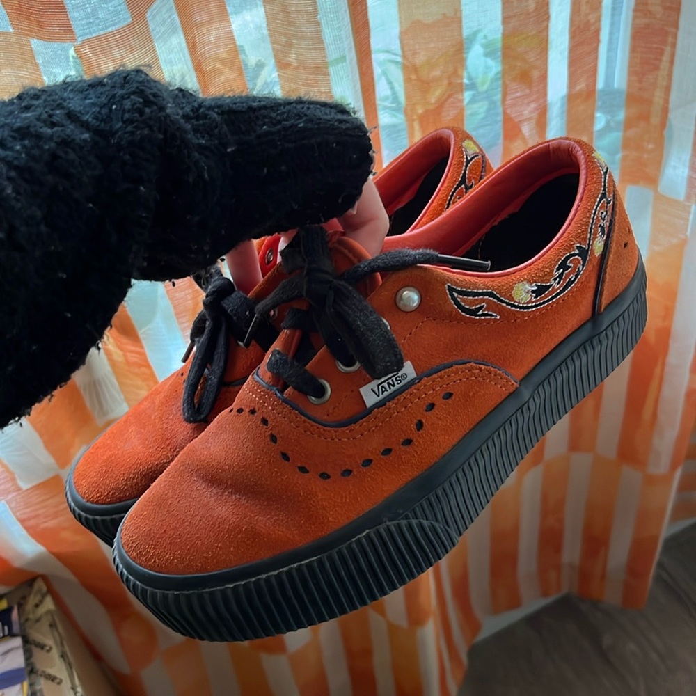 Vans Pearly Punk Era Platforms Size 7